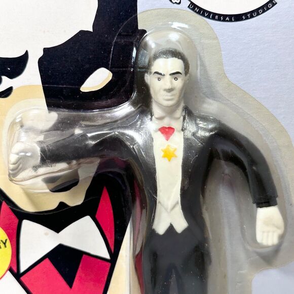 Bend-Ems Dracula 1990 60th Ltd. Edit. Universal Monsters Justoys Bendable Figure - Picture 5 of 9